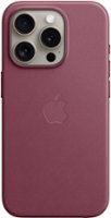 Apple - iPhone 15 Pro FineWoven Case with MagSafe - Mulberry - Front_Zoom