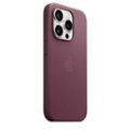 Alt View Zoom 1. Apple - iPhone 15 Pro FineWoven Case with MagSafe - Mulberry.