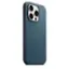 Alt View 1. Apple - iPhone 15 Pro FineWoven Case with MagSafe - Pacific Blue.