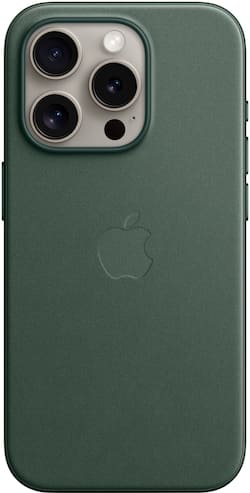 Apple iPhone 15 Pro FineWoven Case with MagSafe Evergreen MT4U3ZM Apple iPhone 15 Pro FineWoven Case with MagSafe Evergreen MT4U3ZM