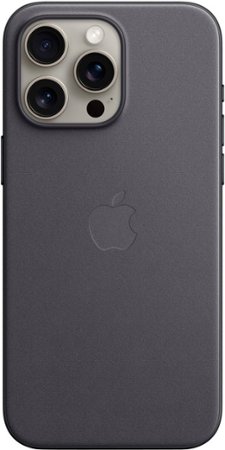 Apple - iPhone 15 Pro Max FineWoven Case with MagSafe - Black