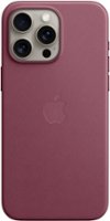 Apple - iPhone 15 Pro Max FineWoven Case with MagSafe - Mulberry - Front_Zoom