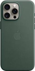 Apple - iPhone 15 Pro Max FineWoven Case with MagSafe - Evergreen - Front_Zoom