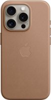 Apple - iPhone 15 Pro FineWoven Case with MagSafe - Taupe - Front_Zoom