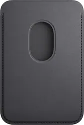 Apple - iPhone FineWoven Wallet with MagSafe - Black - Angle_Zoom