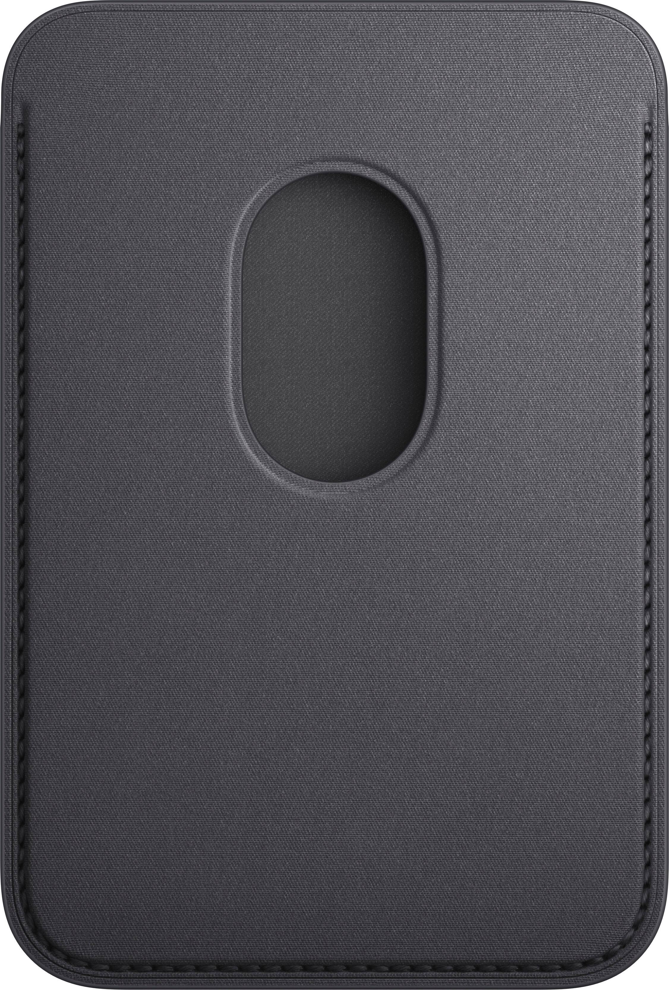 Angle. Apple - iPhone FineWoven Wallet with MagSafe - Black.