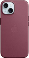 Apple - iPhone 15 FineWoven Case with MagSafe - Mulberry - Front_Zoom