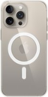 Apple - iPhone 15 Pro Max Clear Case with MagSafe - Clear - Front_Zoom