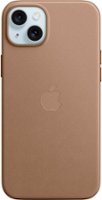 Apple - iPhone 15 Plus FineWoven Case with MagSafe - Taupe - Front_Zoom
