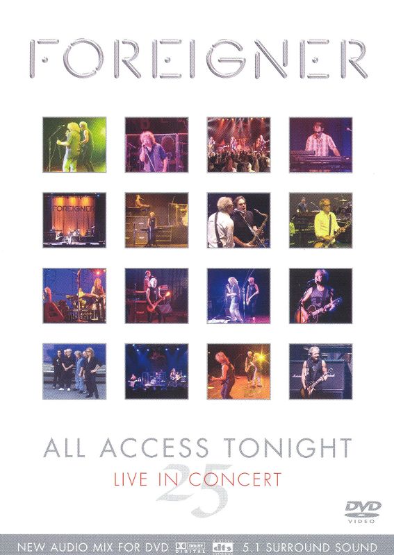  Foreigner: 25 All Access Tonight [DVD] [2002]