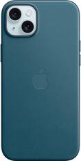 Front. Apple - iPhone 15 Plus FineWoven Case with MagSafe - Pacific Blue.