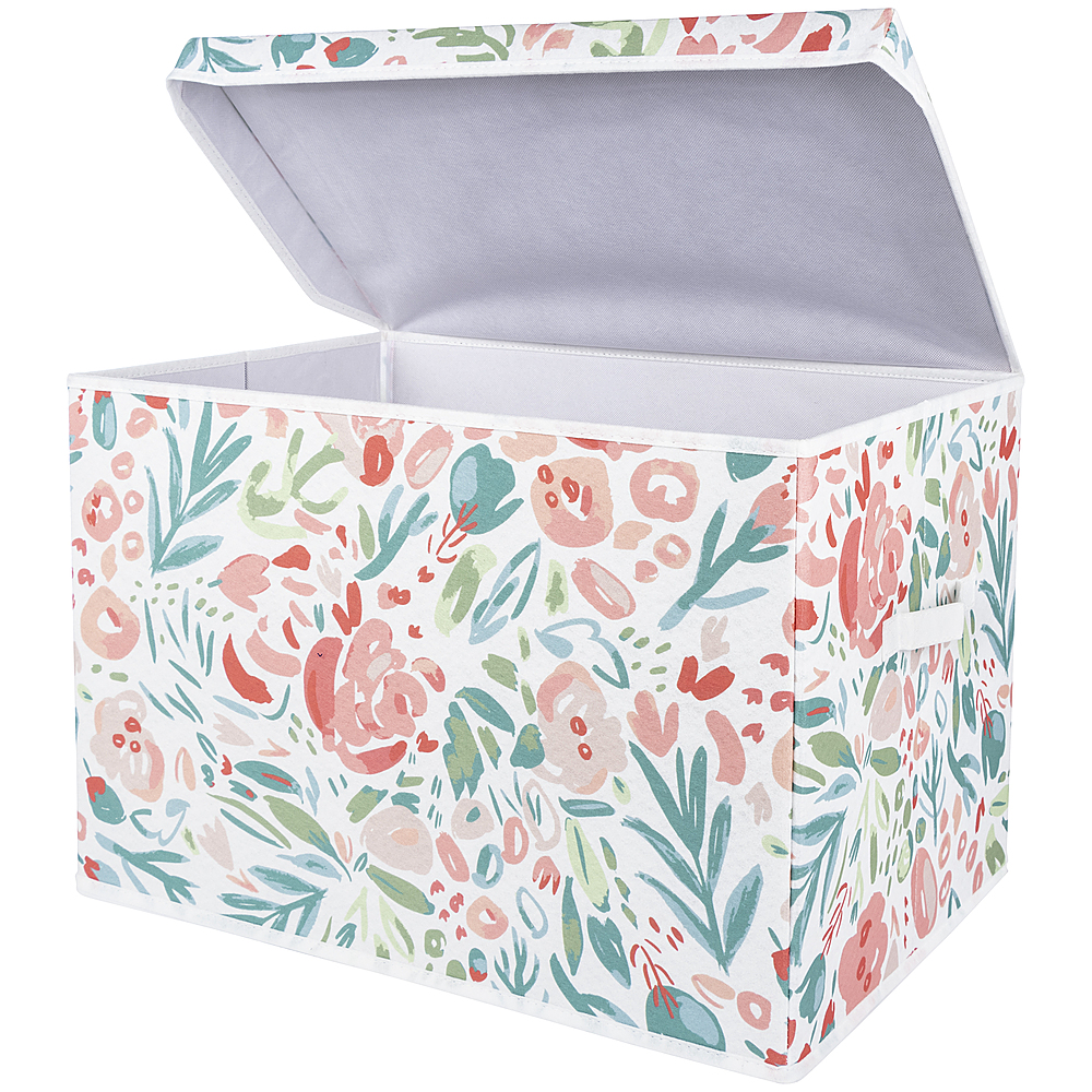 Best Buy: Painterly Floral Felt Toy Box by Sammy & Lou 55535