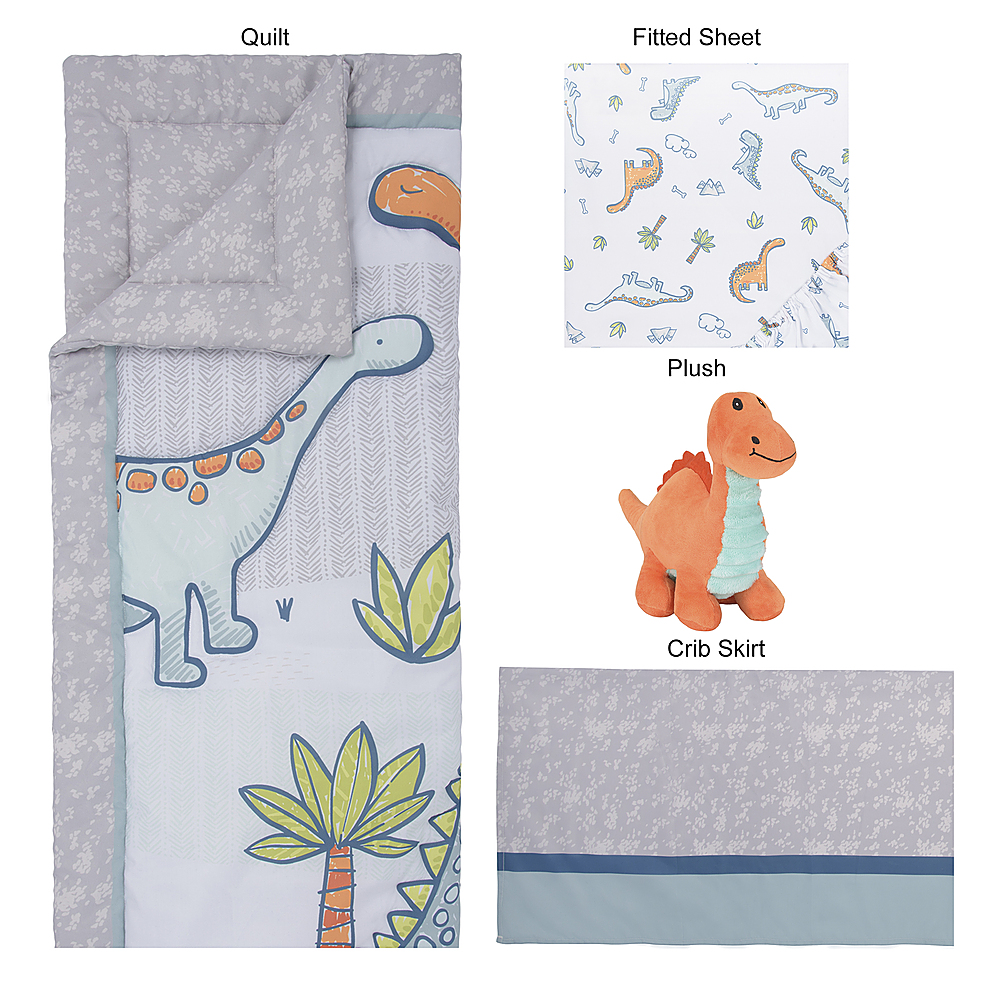 Best Buy: Sammy & Lou 4pc Crib Bedding Dinosaur Million Years 55472