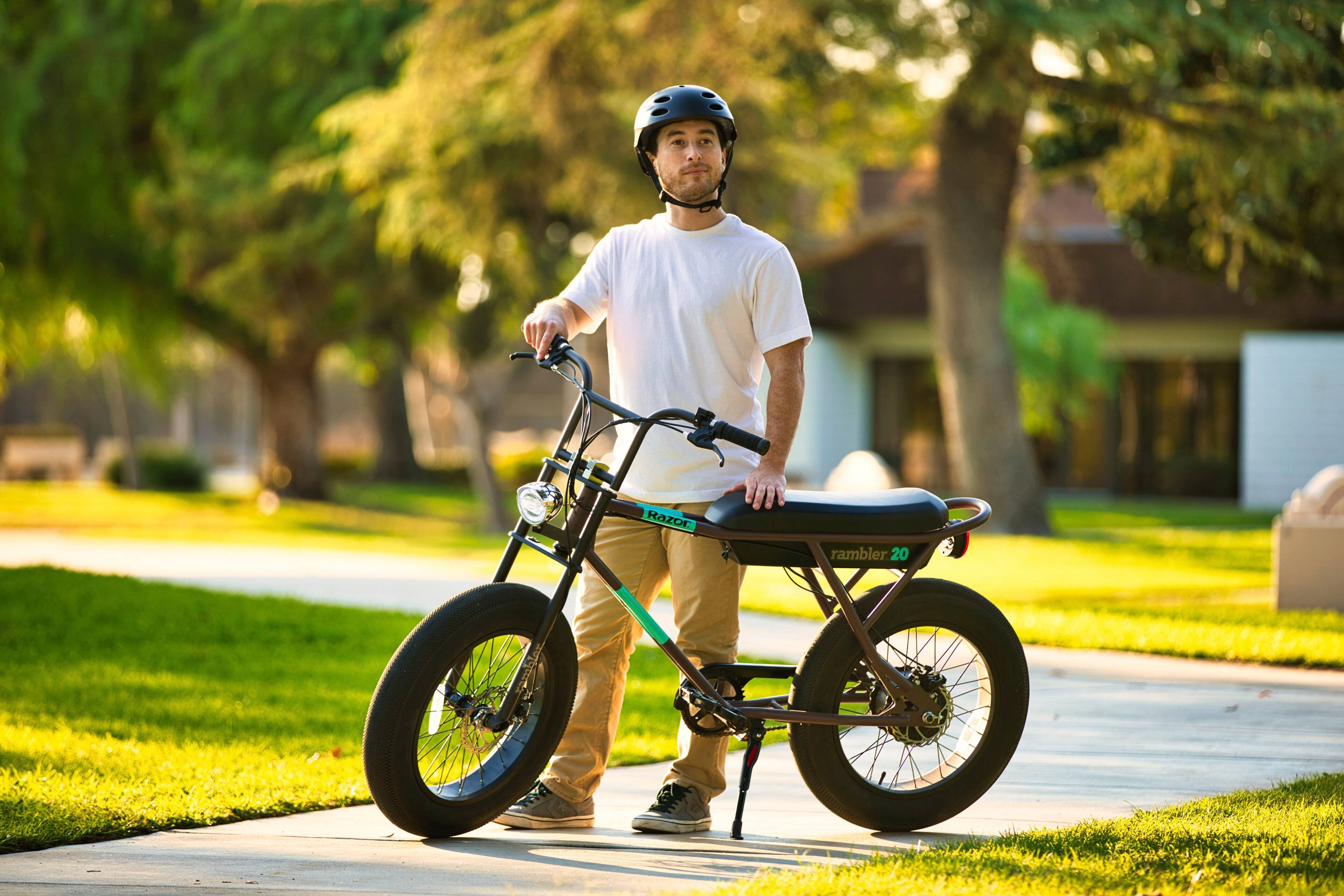 Alt View 21. Razor - Rambler 20 eBike w/16.5 Max Operating Range & 19.9 mph Max Speed - Brown.