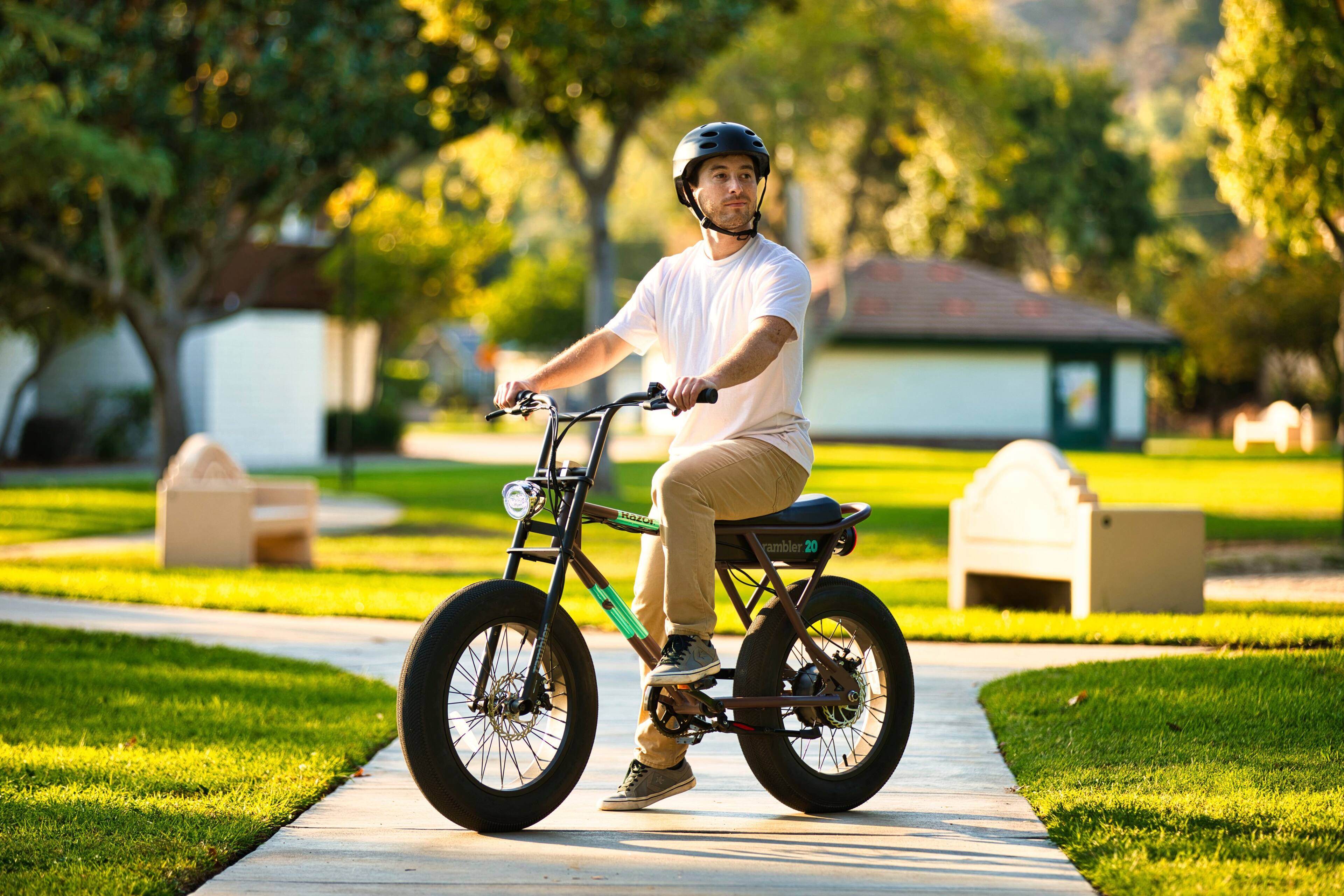 Alt View 22. Razor - Rambler 20 eBike w/16.5 Max Operating Range & 19.9 mph Max Speed - Brown.