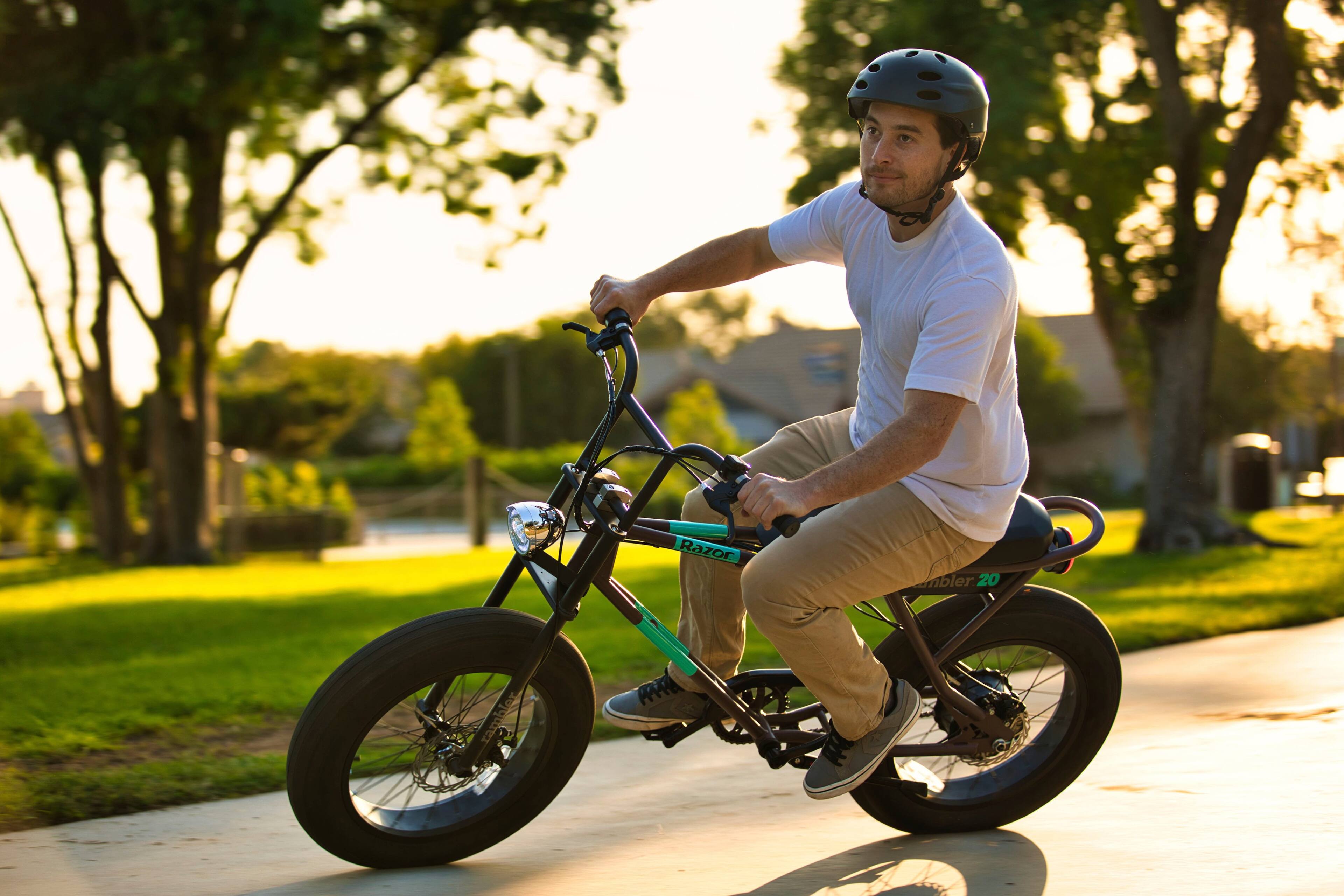 Alt View 23. Razor - Rambler 20 eBike w/16.5 Max Operating Range & 19.9 mph Max Speed - Brown.