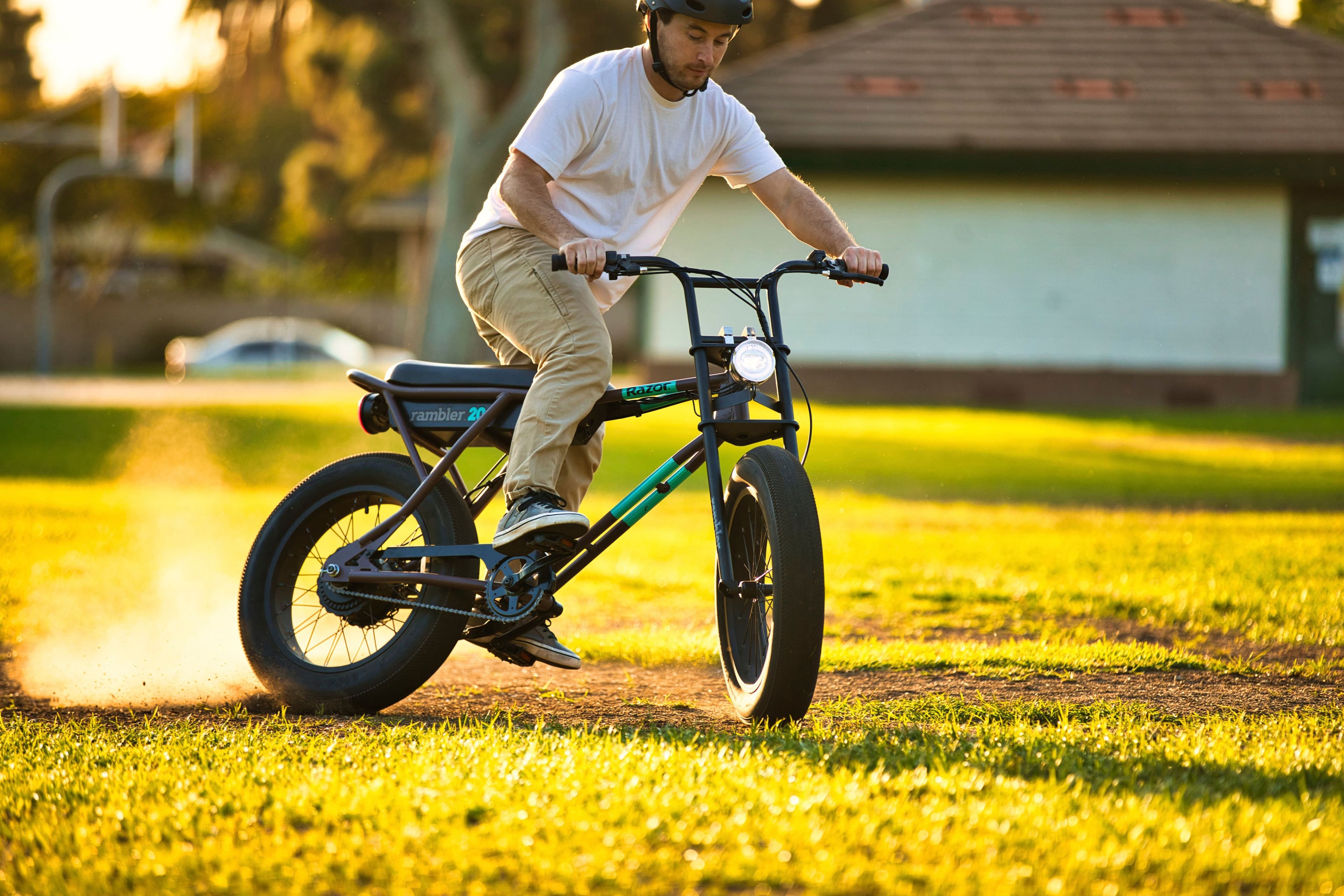 Alt View 24. Razor - Rambler 20 eBike w/16.5 Max Operating Range & 19.9 mph Max Speed - Brown.