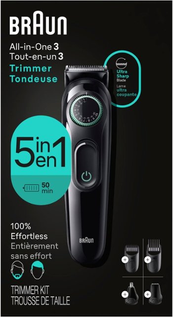 Braun Series 3 3450 All-In-One Style Kit, 5-in-1 Grooming Kit with ...
