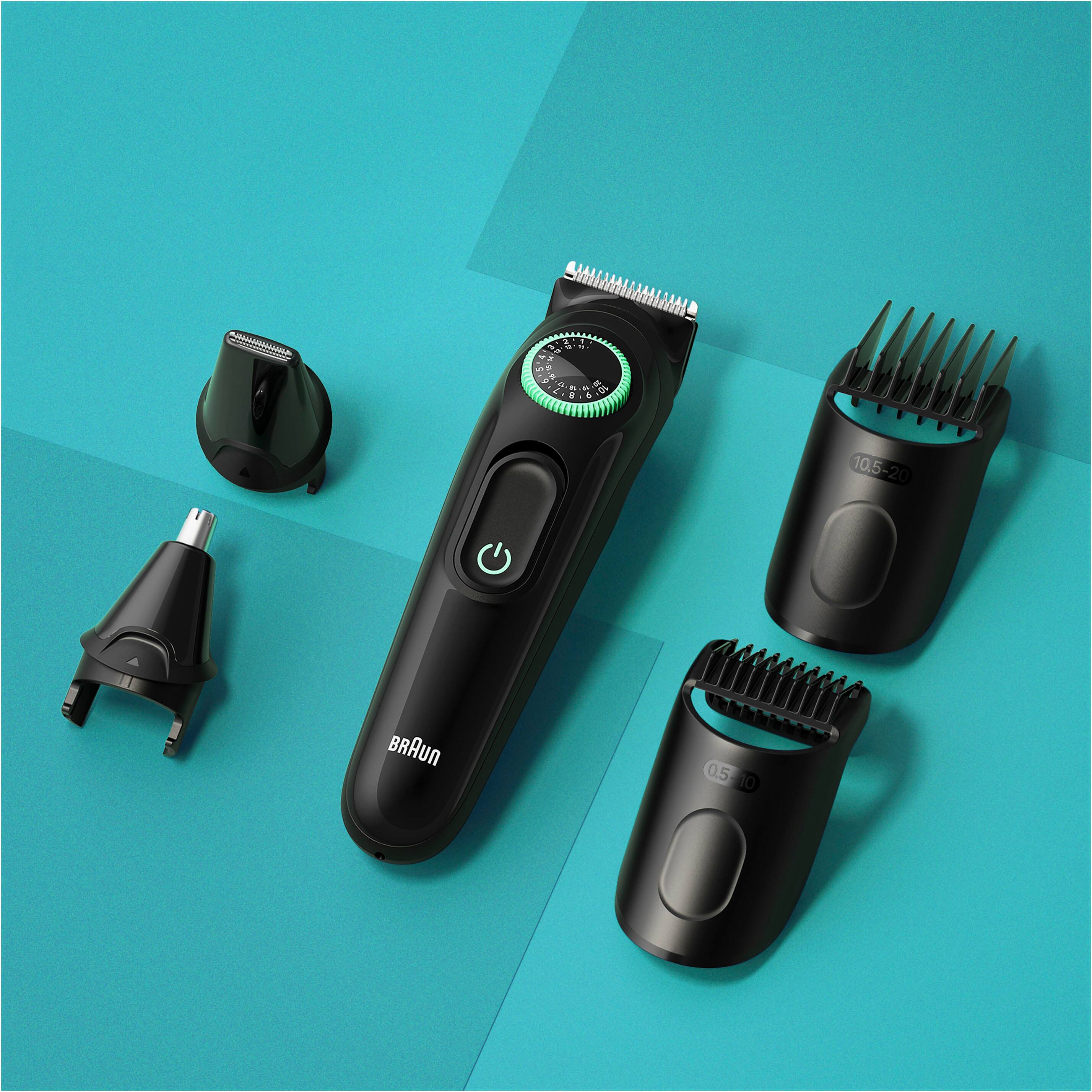 Alt View 14. Braun - Series 3 3450 All-In-One Style Kit, 5-in-1 Grooming Kit with Beard Trimmer & More - Black.