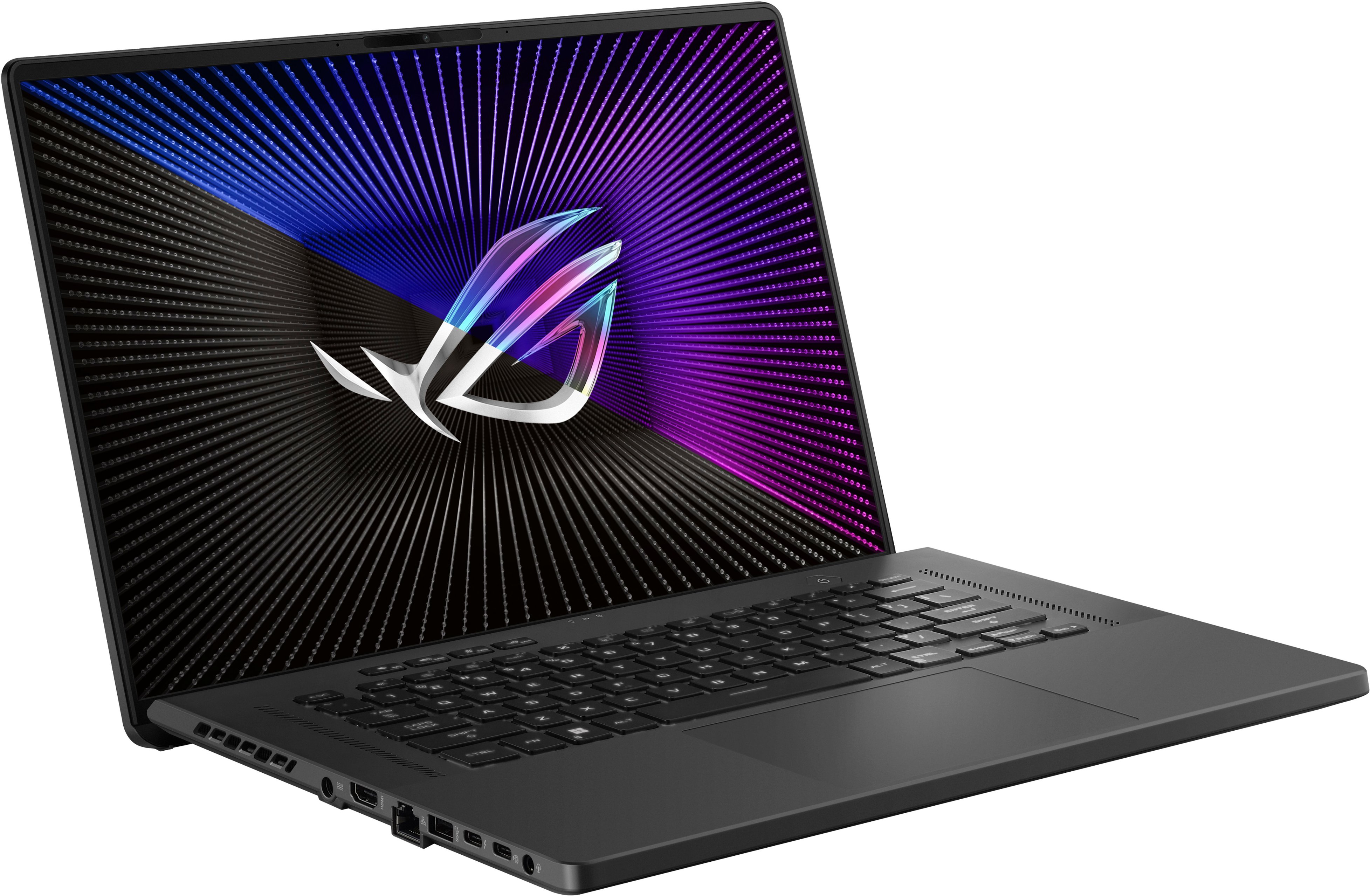 Angle View: ASUS - ROG Zephyrus G16 16" 165Hz Gaming Laptop FHD-Intel 13th Gen Core i7 with 16GB Memory-NVIDIA GeForce RTX 4060-512GB SSD - Eclipse Gray