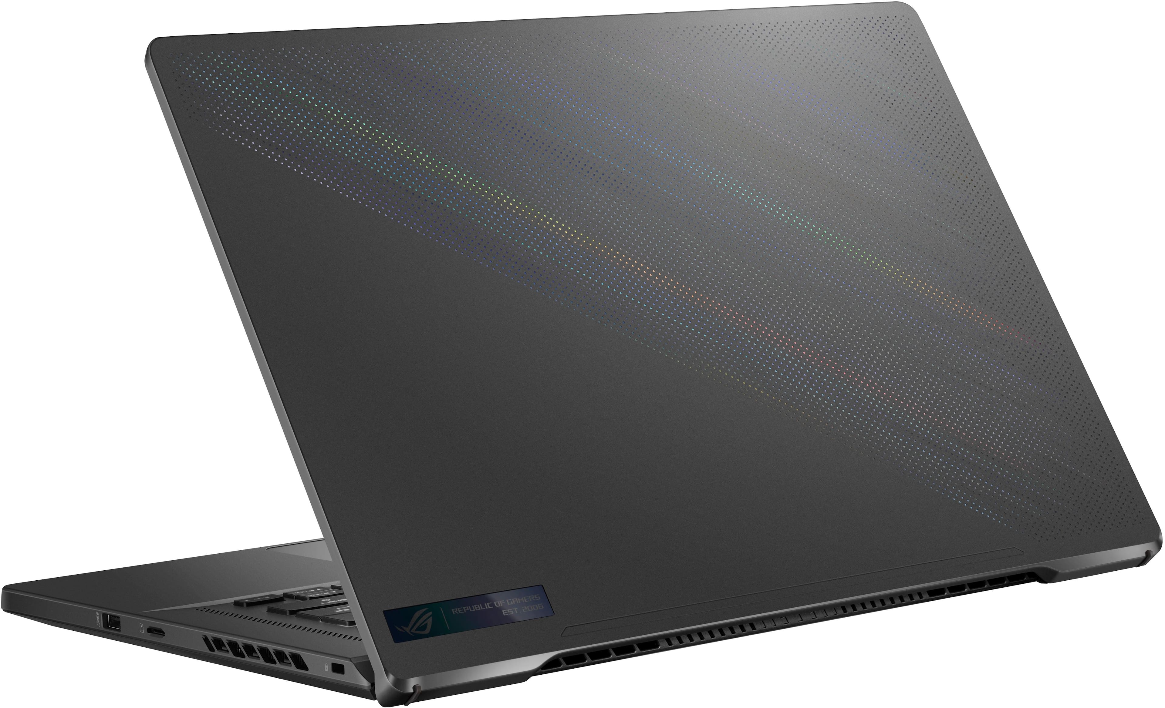 Alt View 3. ASUS - ROG Zephyrus G16 16" 165Hz Gaming Laptop FHD-Intel 13th Gen Core i7 with 16GB Memory-NVIDIA GeForce RTX 4060-512GB SSD - Eclipse Gray.
