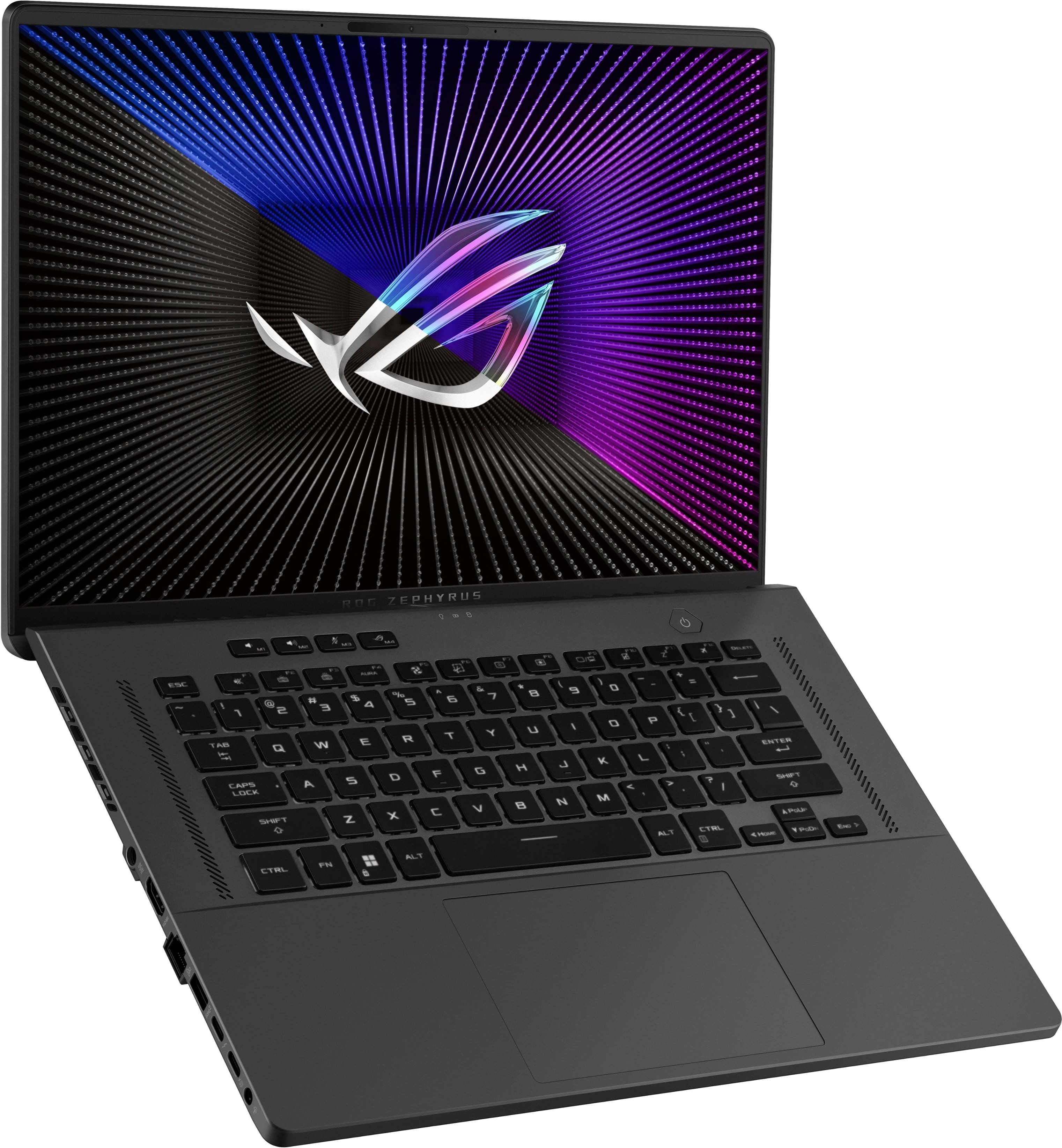Alt View 7. ASUS - ROG Zephyrus G16 16" 165Hz Gaming Laptop FHD-Intel 13th Gen Core i7 with 16GB Memory-NVIDIA GeForce RTX 4060-512GB SSD - Eclipse Gray.