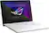 Angle. ASUS - ROG Zephyrus G14 14” 165Hz Gaming Laptop QHD-AMD Ryzen 7 7735HS with 16GB DDR5 Memory-NVIDIA RTX 4050 6G-512GB SSD - Moonlight White.