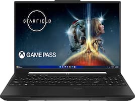 ASUS - TUF Gaming A16 16" 165Hz Gaming Laptop FHD-AMD Ryzen 7 7735HS with 16GB DDR5 Memory- Radeon RX7600S 512GB PCIe SSD - OFF BLACK - Front_Zoom