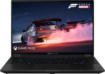 ASUS - ROG Flow X16 16" Touchscreen Gaming Laptop GHD-Intel Core i9 with 16GB DDR5 Memory-NVIDIA GeForce RTX 4060 V8G -1TB SSD - Off Black - Front_Zoom
