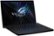 Angle. ASUS - ROG Zephyrus M16 16" 240Hz Gaming Laptop QHD - Intel 13th Gen Core i9 with 16GB Memory-NVIDIA GeForce RTX 4070-1TB SSD - Off Black.