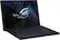 Angle. ASUS - ROG Zephyrus M16 16" 240Hz Gaming Laptop QHD - Intel 13th Gen Core i9 with 16GB Memory-NVIDIA GeForce RTX 4070-1TB SSD - Off Black.