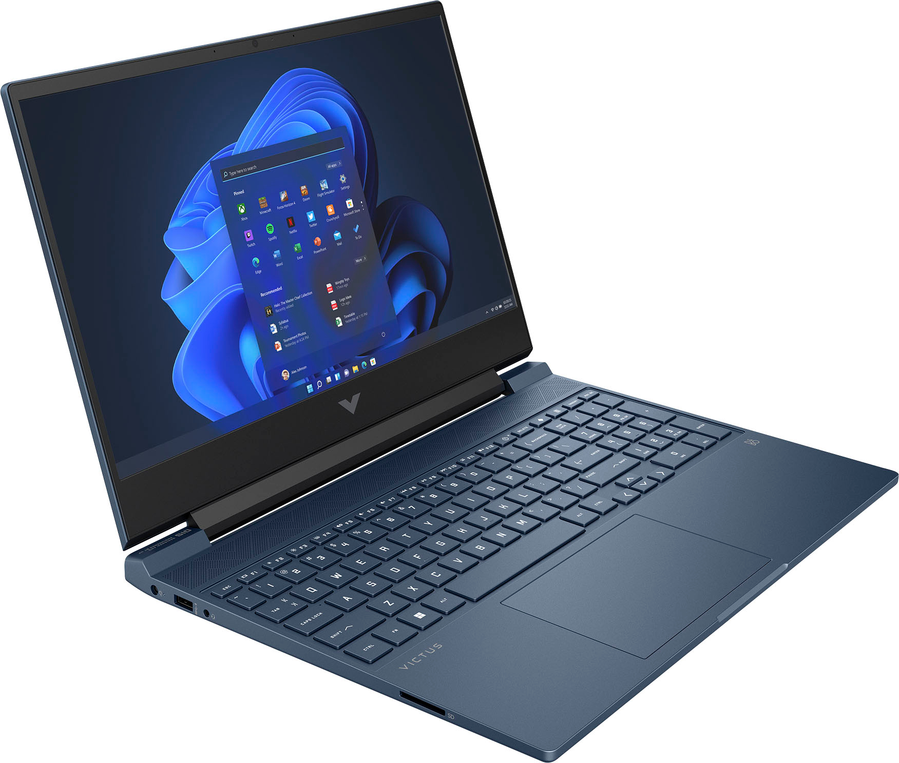 HP - Victus 15.6" Full HD 144Hz Gaming Laptop - Intel Core i5-13420H - 8GB Memory - NVIDIA GeForce RTX 3050 - 512GB SSD - Performance Blue