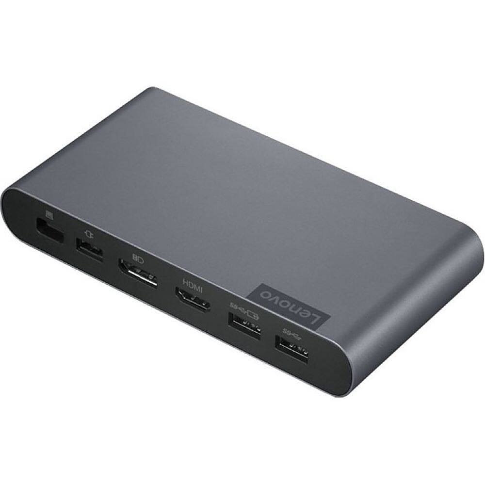 thumbnail image 2 of Lenovo USB-C Dual Display Travel Dock - 7 Ports, Integrated USB 2 of 14