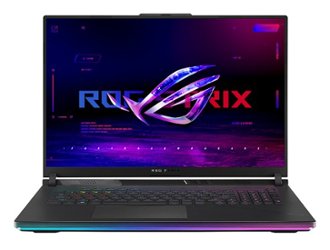 ASUS - ROG Strix Scar 18" 240Hz Gaming Laptop QHD - Intel 13th Gen Core i9 with 32GB Memory - NVIDIA GeForce RTX 4090 - 2TB SSD - Eclipse Gray - Front_Zoom