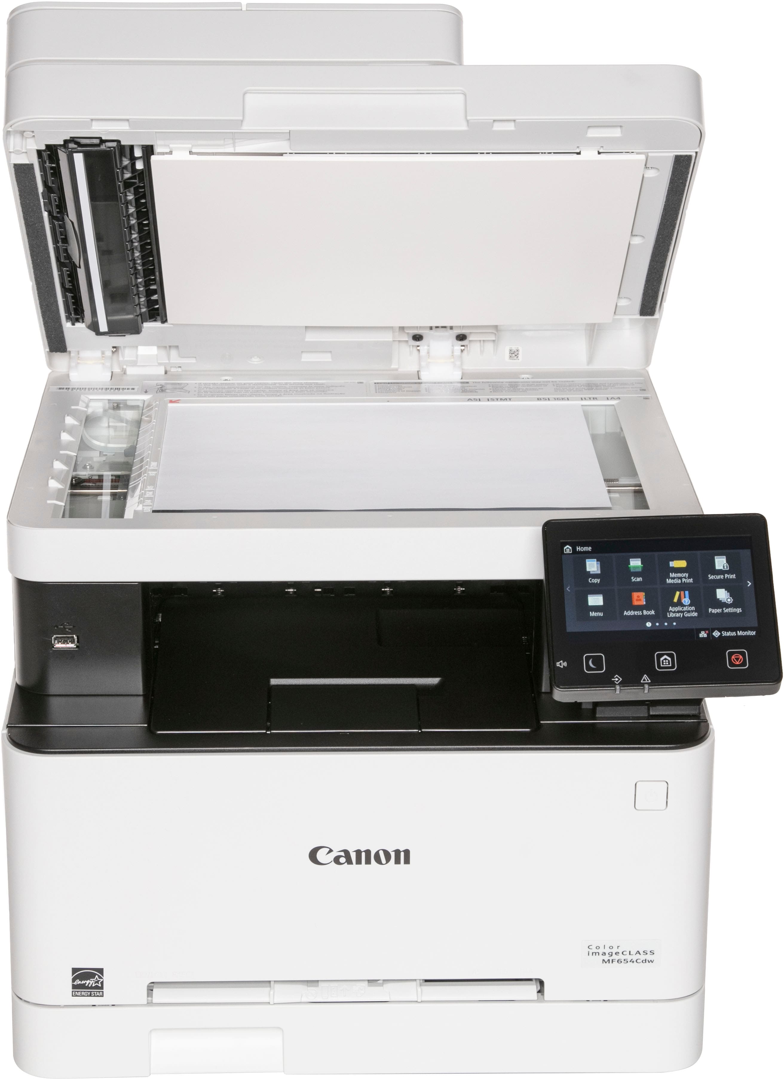 Alt View 12. Canon - imageCLASS MF654Cdw Wireless Color All-In-One Laser Printer - White.