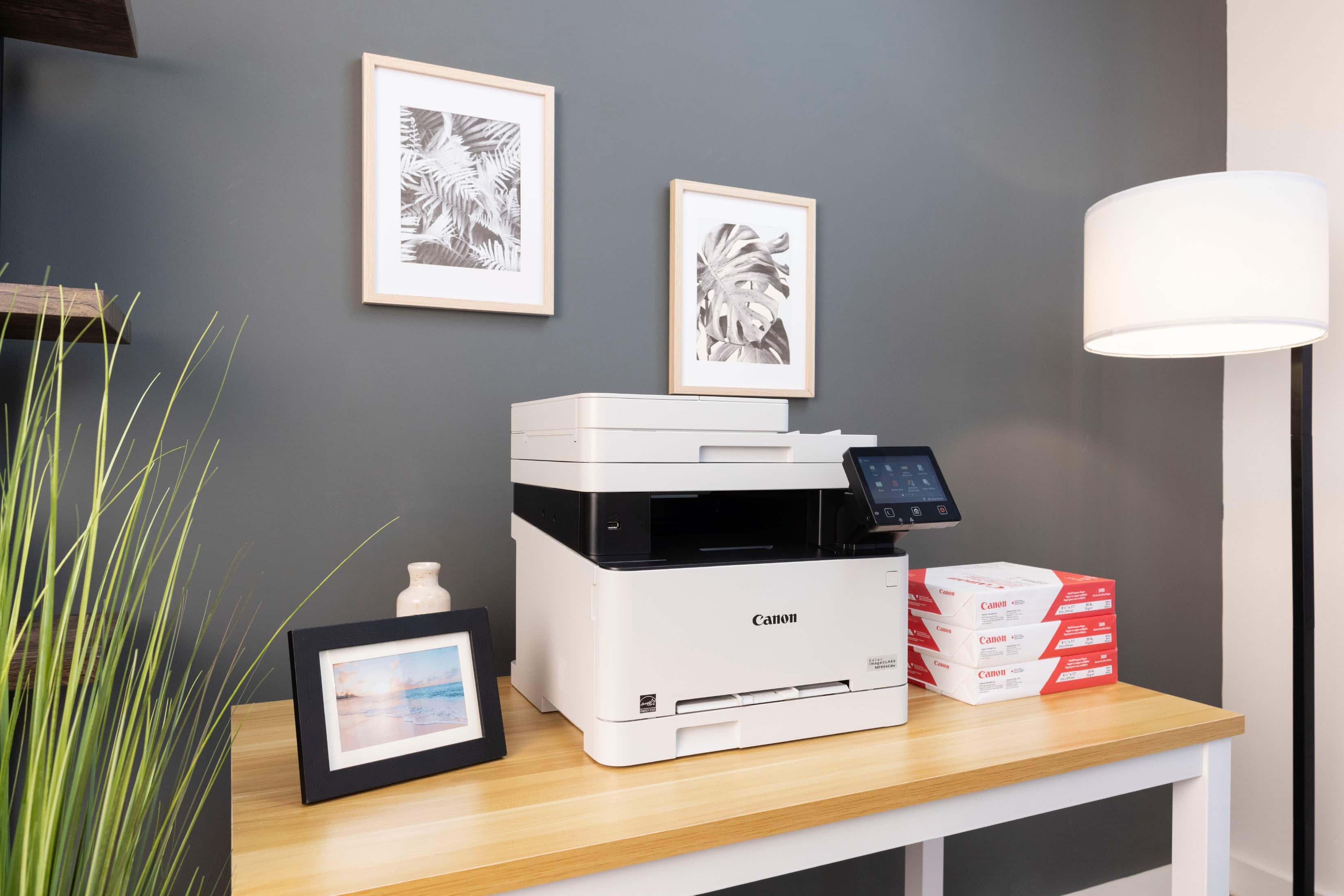 Alt View 20. Canon - imageCLASS MF654Cdw Wireless Color All-In-One Laser Printer - White.