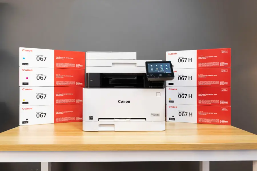 Alt View 23. Canon - imageCLASS MF654Cdw Wireless Color All-In-One Laser Printer - White.