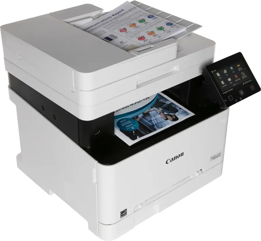 Alt View 16. Canon - imageCLASS MF656Cdw Wireless Color All-In-One Laser Printer with Fax - White.