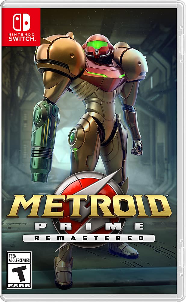 Front. Nintendo - Metroid Prime Remastered.