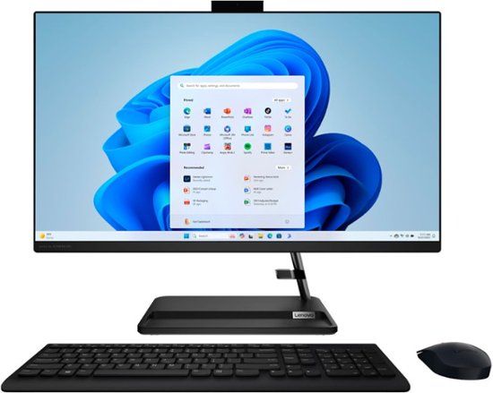 Front Zoom. Lenovo - IdeaCentre AIO 3 27" All-In-One - AMD Ryzen 5 - 8GB Memory - 512GB Solid State Drive - Black.