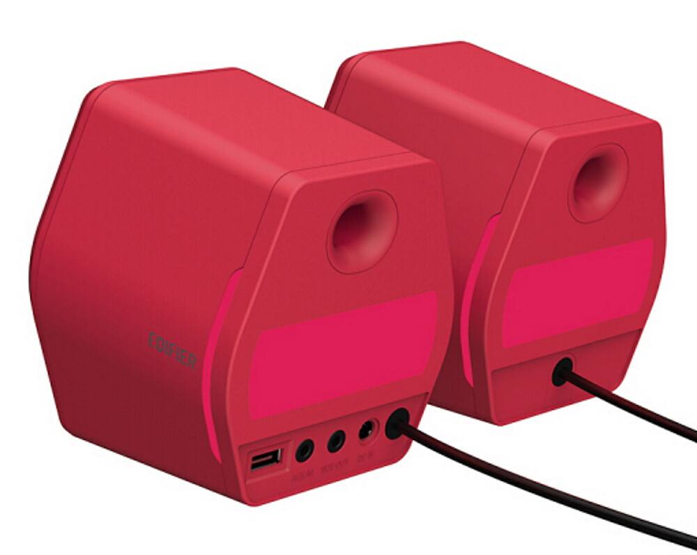 Alt View 14. Edifier - G2000 2.0 Bluetooth Gaming Speakers with RGB Lighting (2-Piece) - Red.
