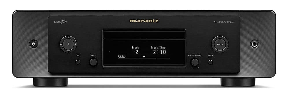 Front. Marantz - SACD 30N Network SACD/CD Player - Black.