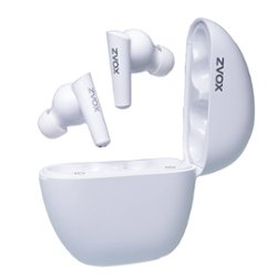 ZVOX - AV30 Bluetooth True Wireless Earbud Headphones with AccuVoice Technology - White - Front_Zoom