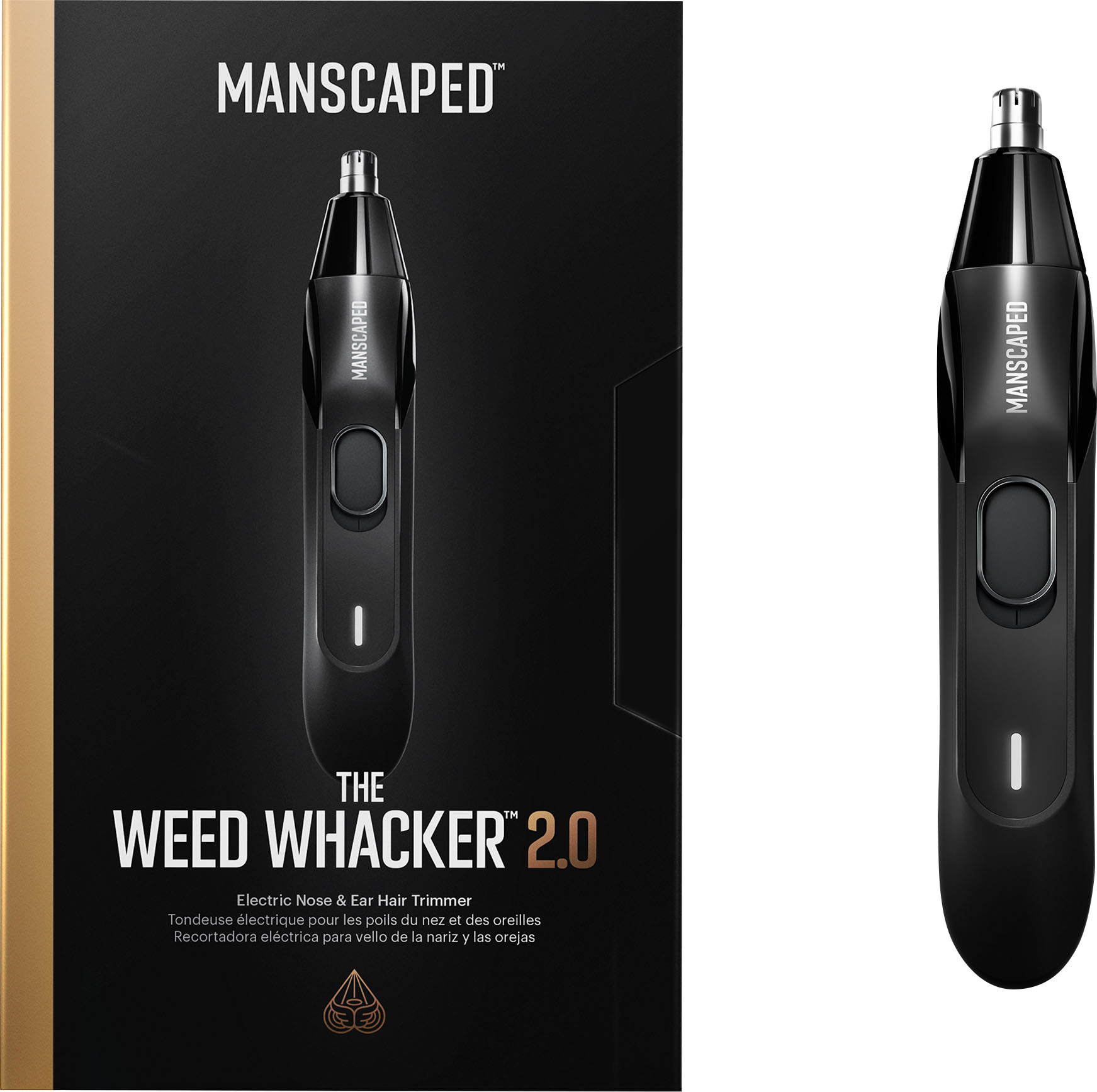 Sammenligne Kostume Dekorative Manscaped Weed Whacker 2.0 Nose Hair Trimmer BLACK 30-00060 - Best Buy