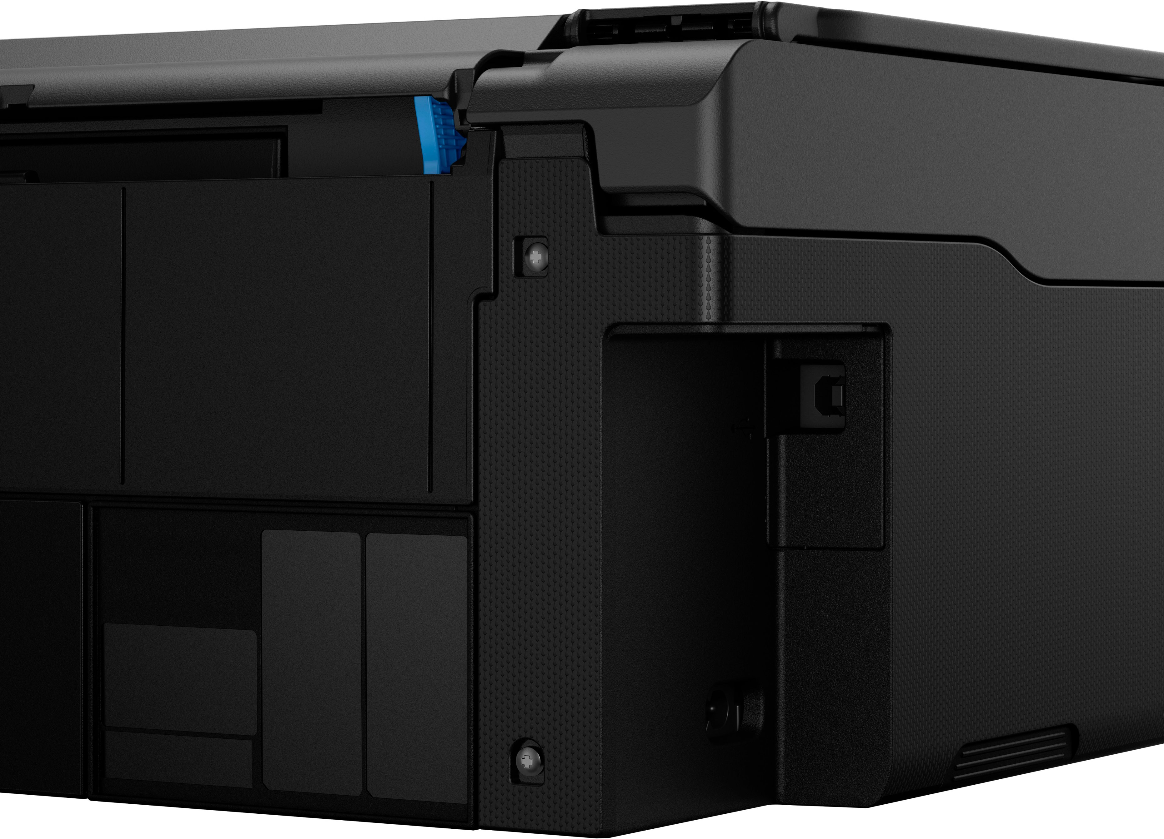 Left View: Canon - PIXMA MegaTank G3270 Wireless All-In-One SuperTank Inkjet Printer - Black