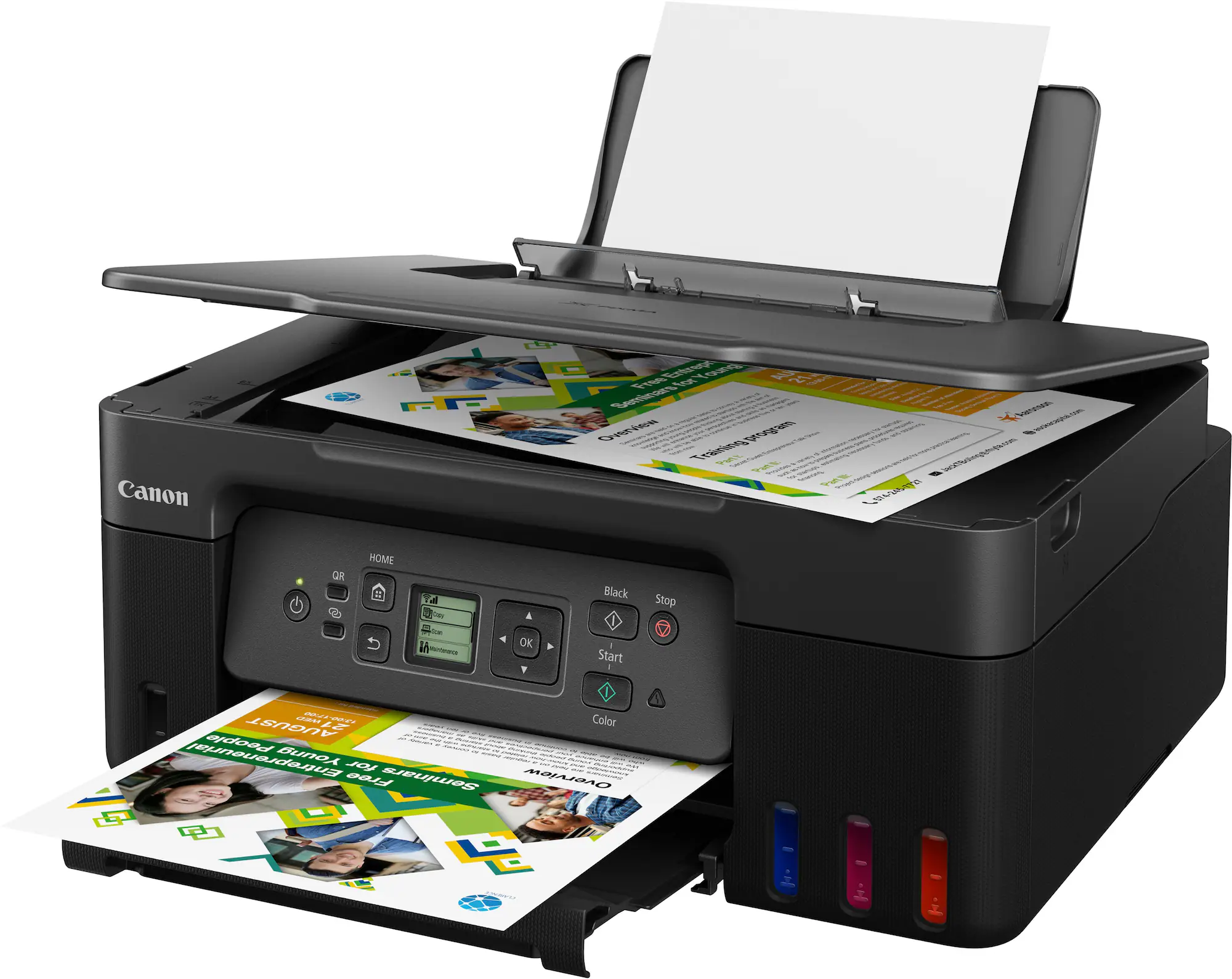 Zoom in on Alt View 12. Canon - PIXMA MegaTank G3270 Wireless All-In-One SuperTank Inkjet Printer - BLACK.