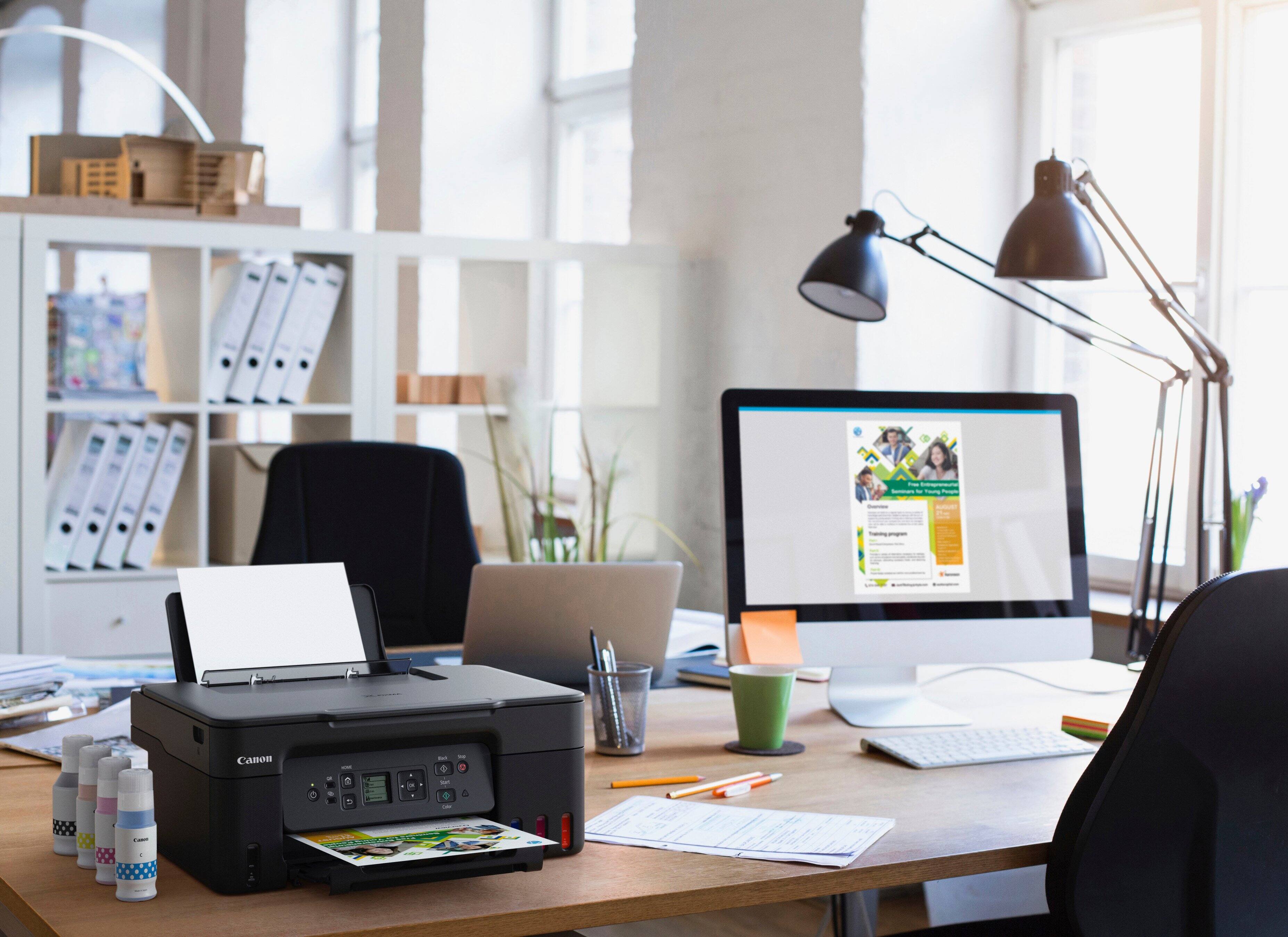 Alt View 19. Canon - PIXMA MegaTank G3270 Wireless All-In-One SuperTank Inkjet Printer - BLACK.