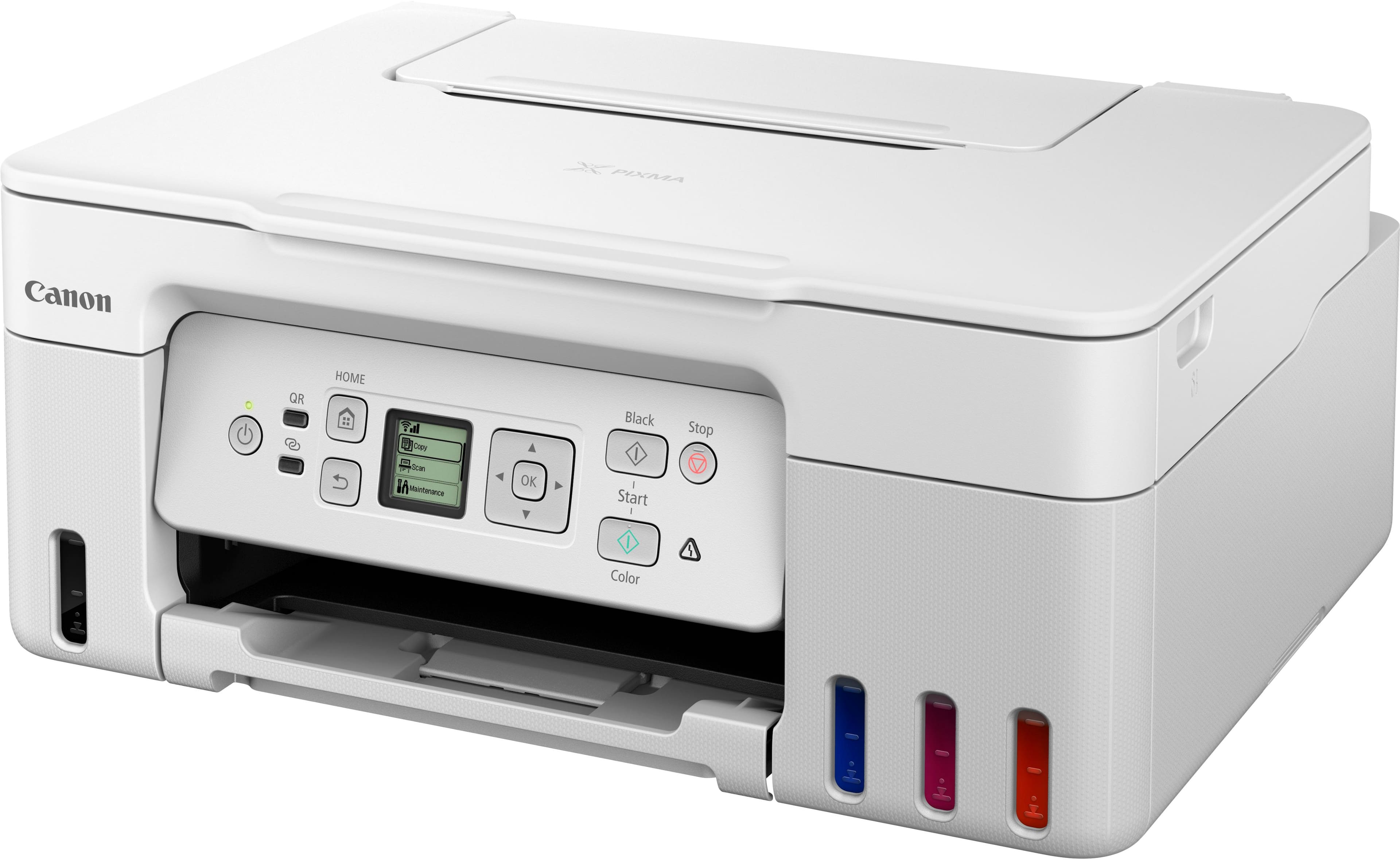 Alt View 1. Canon - PIXMA MegaTank G3270 Wireless All-In-One SuperTank Inkjet Printer - White.