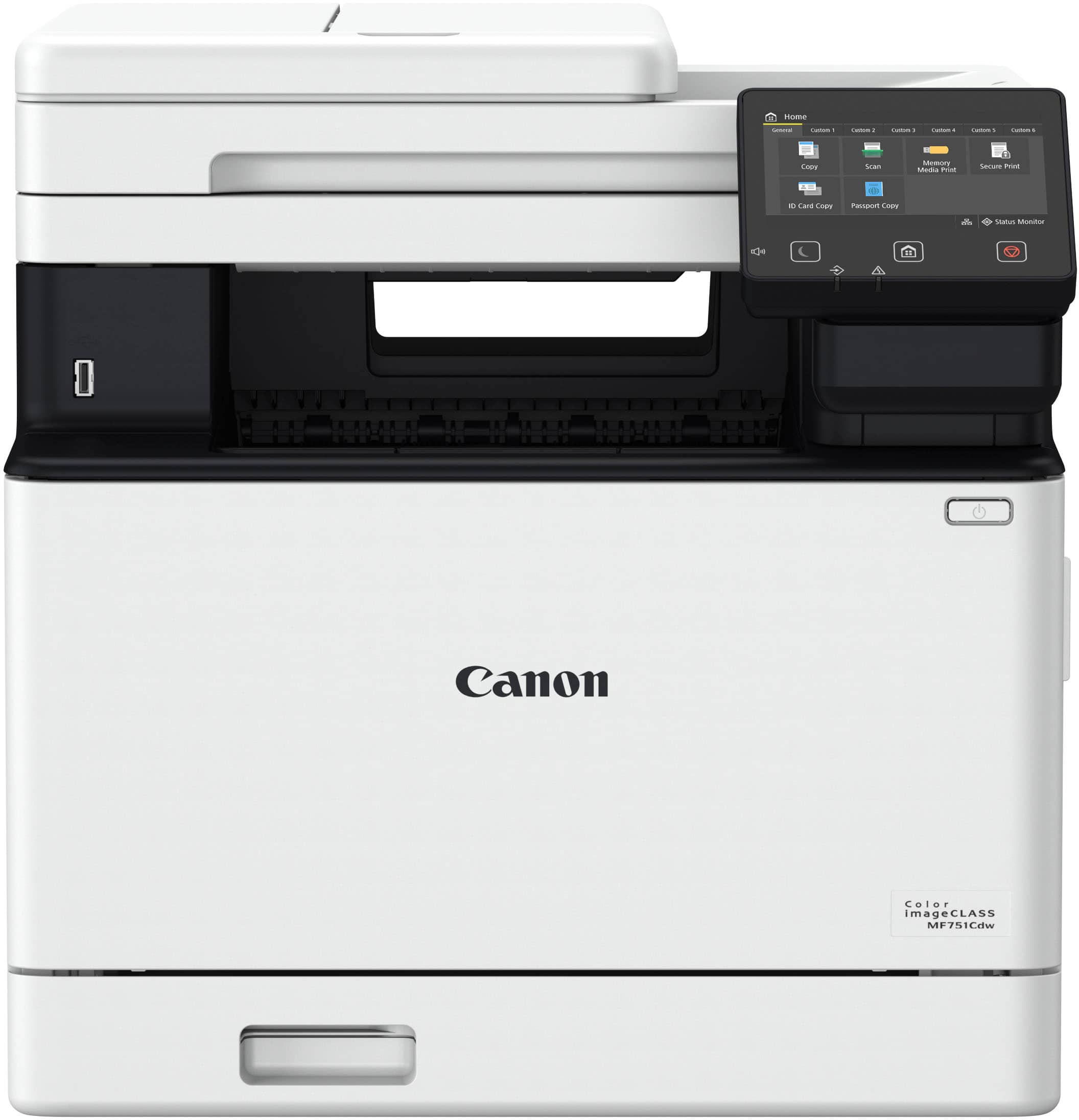 Canon - imageCLAS SMF751Cdw Wireless Color All-In-One Laser Printer - White - Front_Zoom