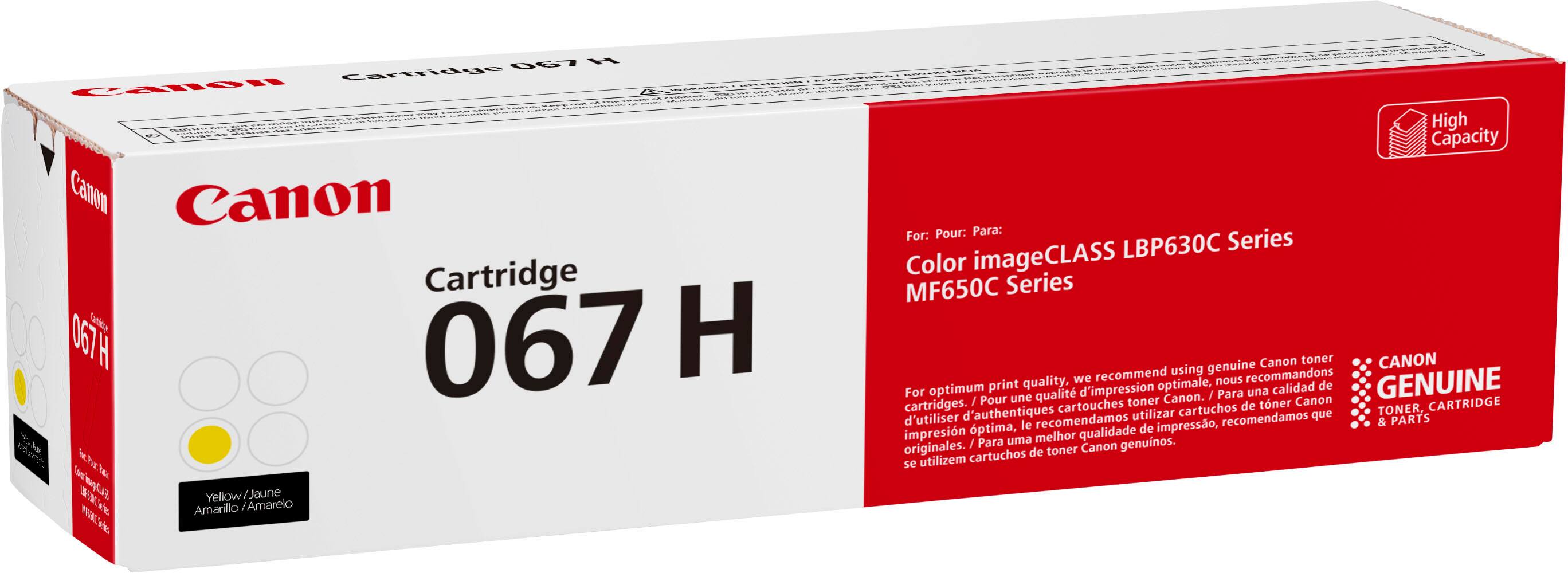 Alt View 1. Canon - Toner 067 XL High Yield Toner Cartridge - Yellow.